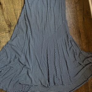 Polo Ralph Lauren Striped Blue and White Women's Skirt